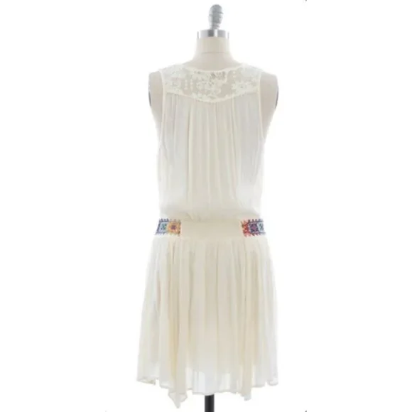 NWT Free People Embroidered Mini Dress| Boho Coastal Cowgirl Poetcore Whimsigoth - Picture 6 of 11